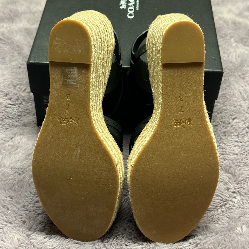 Coach Wedge Sandals - BNIB - Picture 2 of 8